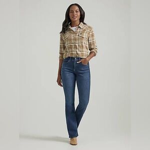 LEE Light Wash Bootcut Jean w/ Stretch Sz 4